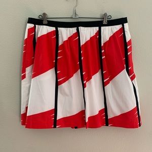 Vince Camuto Skirt, Red/White/Black, 12, NWOT